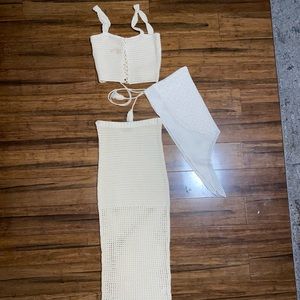 Cream JLUXLABEL 3 Piece Set